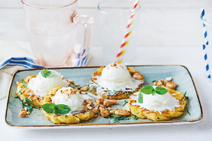 Eisgetränk Kokos Ananas