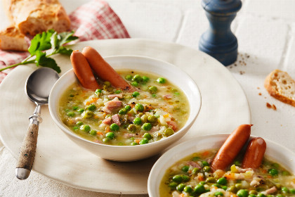 29 leckere Rezepte für Erbsensuppe