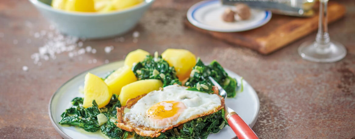 Spiegelei mit Rahmspinat - Rezept | LIDL Kochen