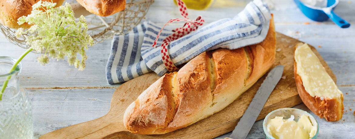 Baguette Grundrezept - Monsieur Cuisine Rezept