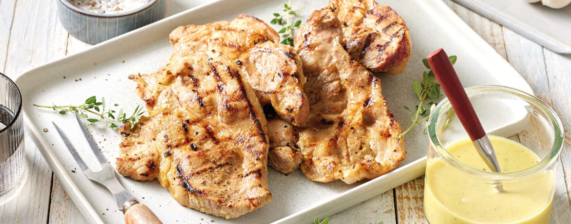 Gegrillte Nackensteaks in Bier-Marinade für 4 Personen von lidl-kochen.de