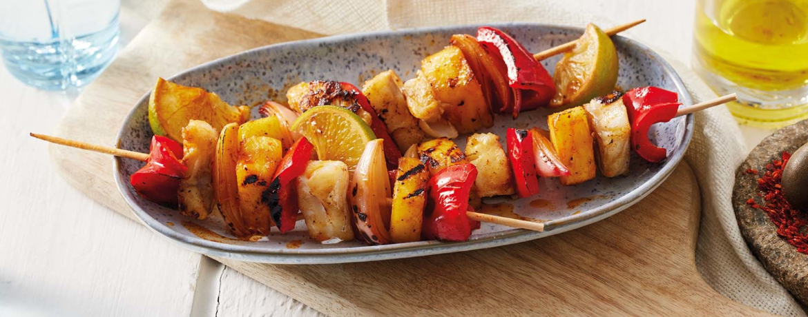 Grillspieße mit Kabeljau und Ananas für 4 Personen von lidl-kochen.de