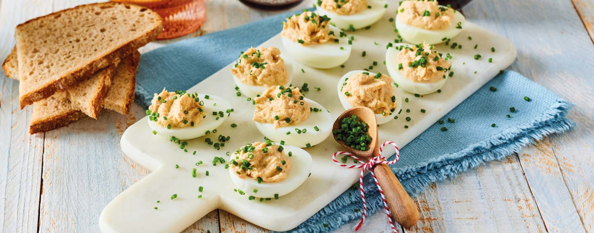 Gefüllte Eier mit Thunfisch für 4 Personen von lidl-kochen.de