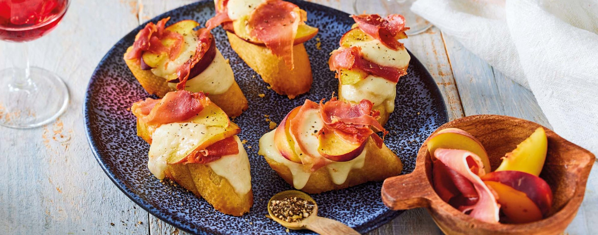Crostini mit Schinken und Pfirsich - Rezept | LIDL Kochen