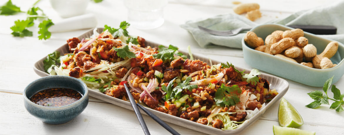 Thai-Salat mit Vemondo veganem Hack für 4 Personen von lidl-kochen.de