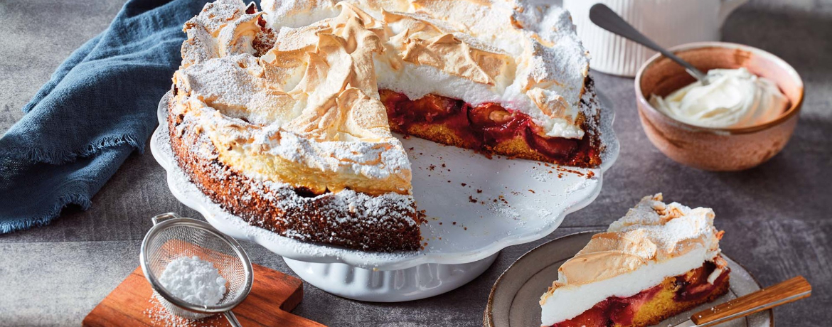 Pflaumenkuchen mit Baiser für 16 Personen von lidl-kochen.de