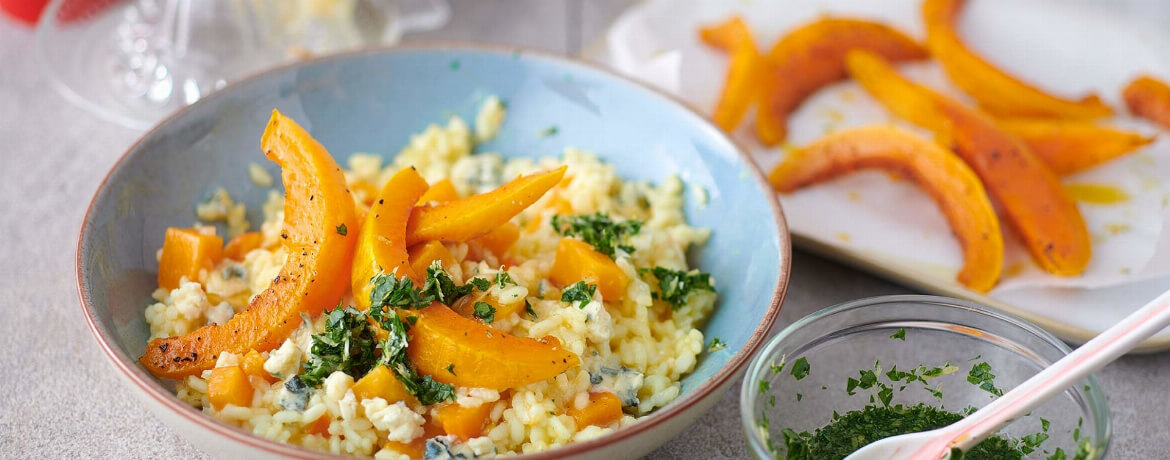 Kürbisrisotto mit Gorgonzola und Gremolata für 4 Personen von lidl-kochen.de