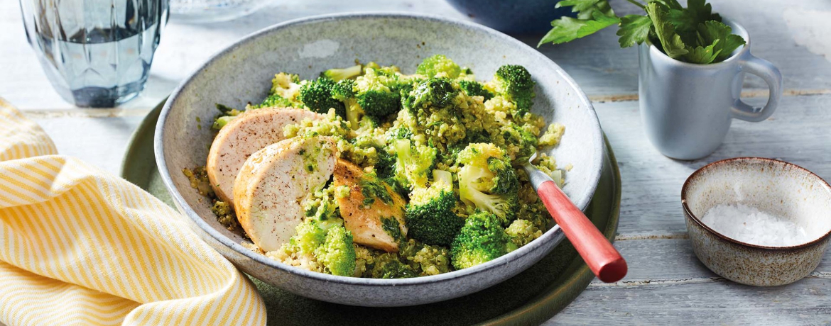 Pute und Brokkoli an grünem Quinoa-Risotto für 4 Personen von lidl-kochen.de