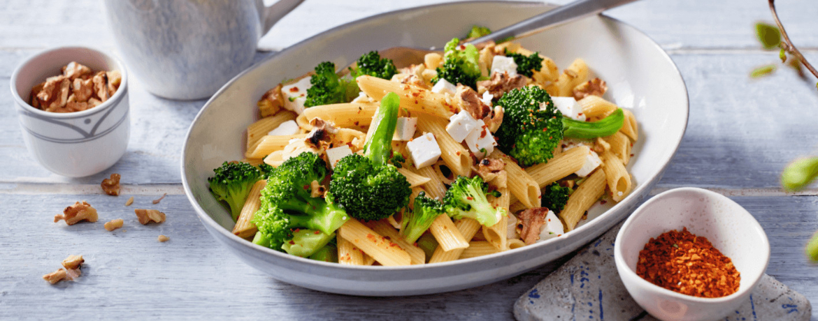 Brokkoli-Pasta mit Feta für 4 Personen von lidl-kochen.de