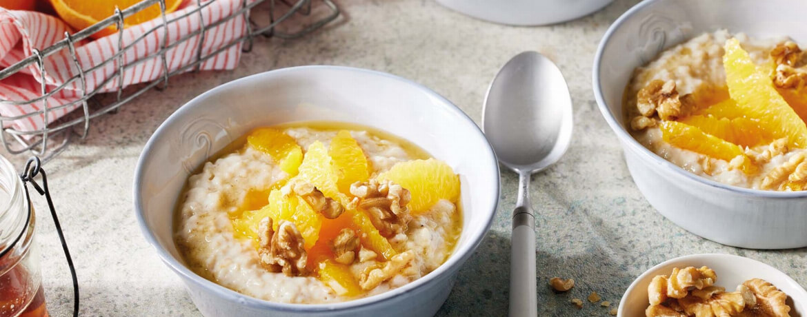 Porridge mit Orangen und Walnüssen für 4 Personen von lidl-kochen.de