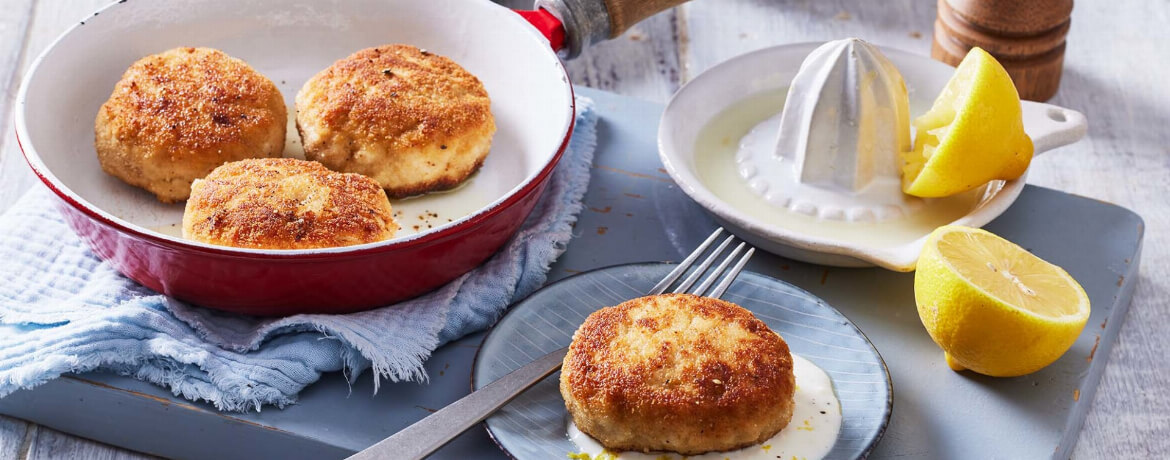Geflügelfrikadellen mit Zitronen-Dip für 4 Personen von lidl-kochen.de