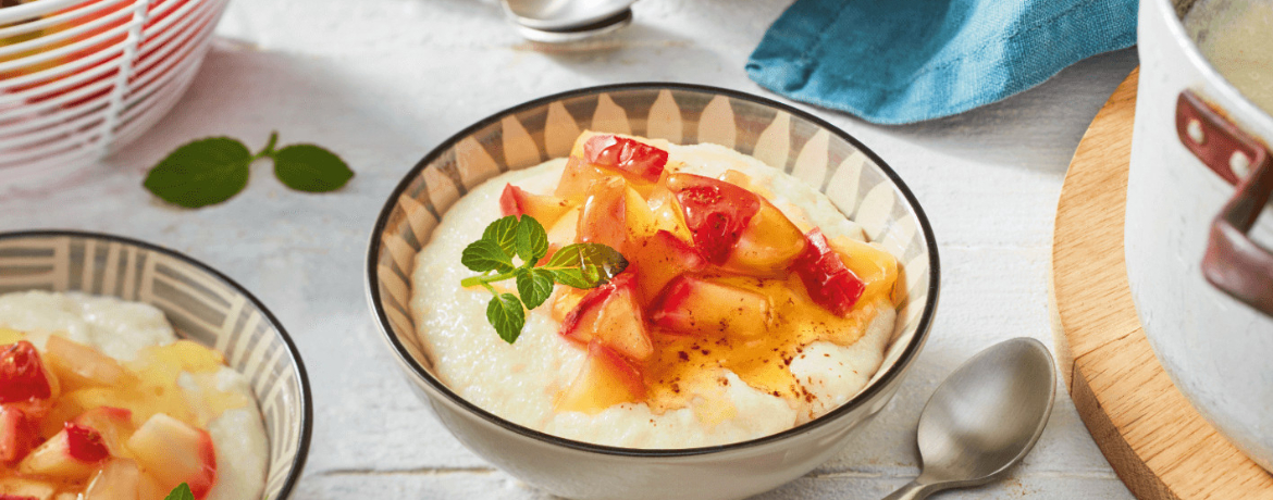 Grießbrei mit Apfel und Zimt für 4 Personen von lidl-kochen.de