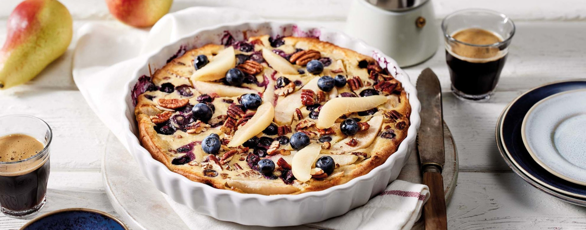 Heidelbeer-Birnen-Pfannkuchen aus dem Ofen für 4 Personen von lidl-kochen.de