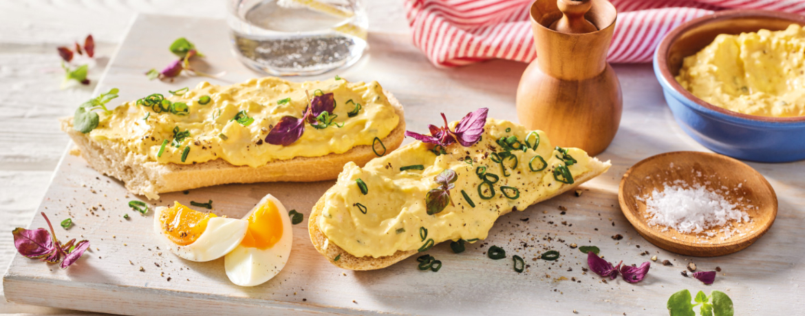 Baguette mit Brotaufstrich „Ei“ für 4 Personen von lidl-kochen.de
