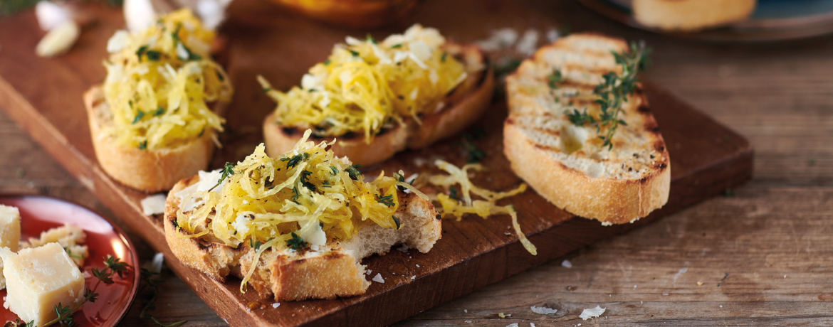 Spaghettikürbis-Bruschetta für 4 Personen von lidl-kochen.de