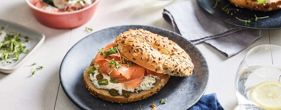 Lox ’n’ Cream Cheese Bagel für 4 Personen von lidl-kochen.de