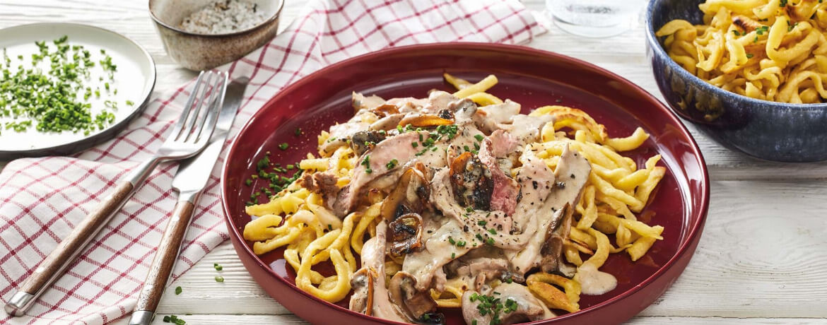 Rindergeschnetzeltes mit Pilzen - Rezept | LIDL Kochen