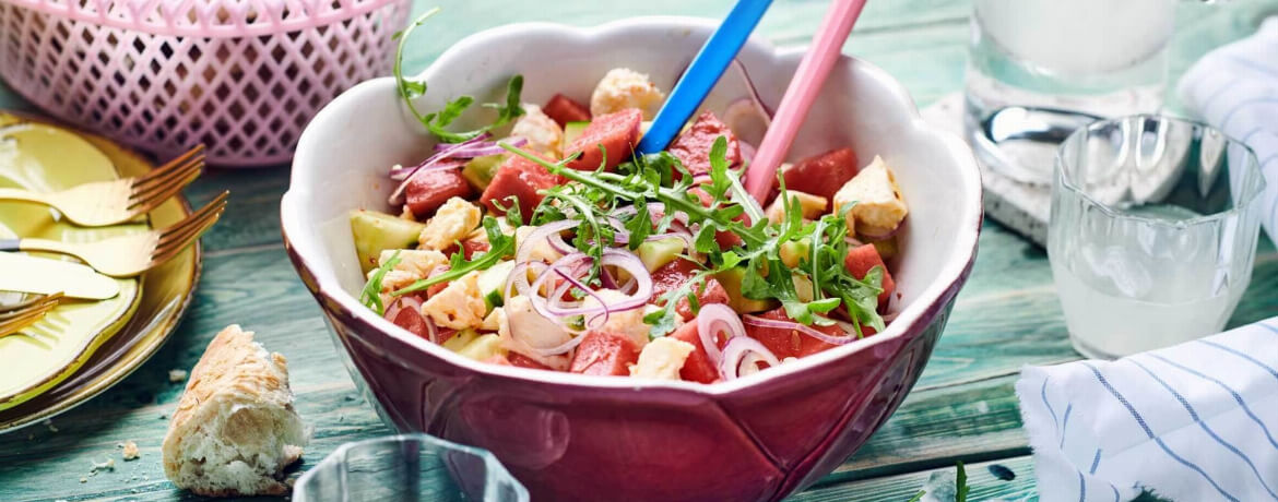 Melonen-Mozzarella-Salat für 4 Personen von lidl-kochen.de