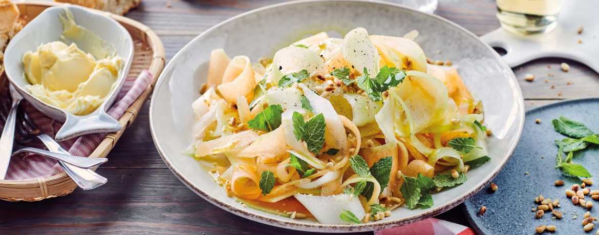 Dreierlei-Melonen-Salat mit Minze für 4 Personen von lidl-kochen.de