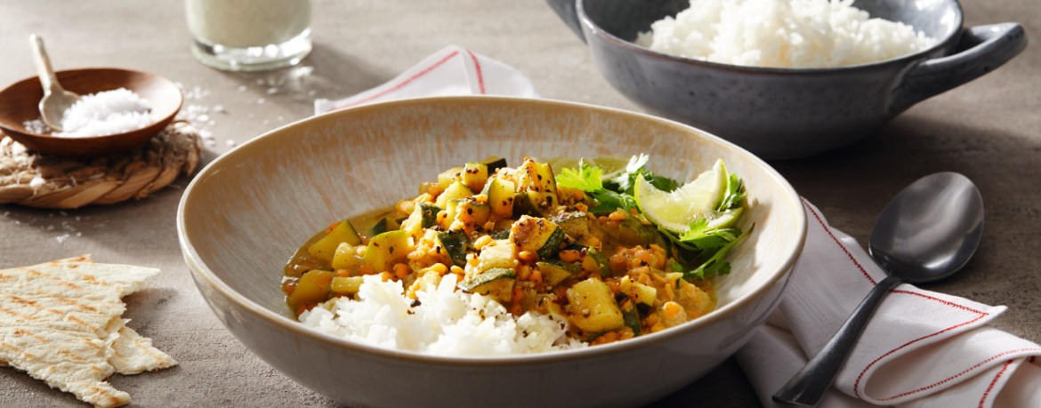 Sri-Lanka-Curry mit Reis und Kokos-Sambol für 4 Personen von lidl-kochen.de