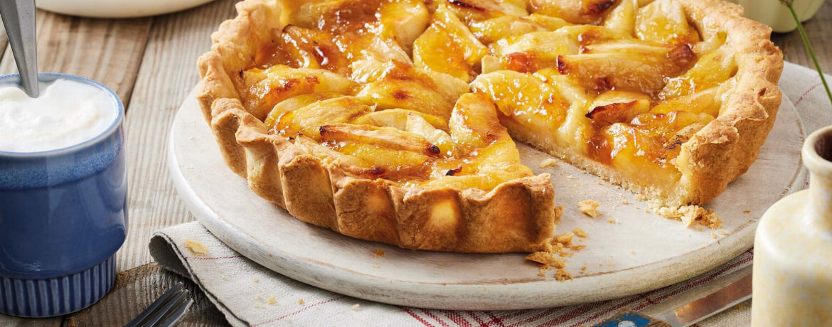 Apfel-Tarte-Tatin mit Quarkcreme - Rezept | LIDL Kochen
