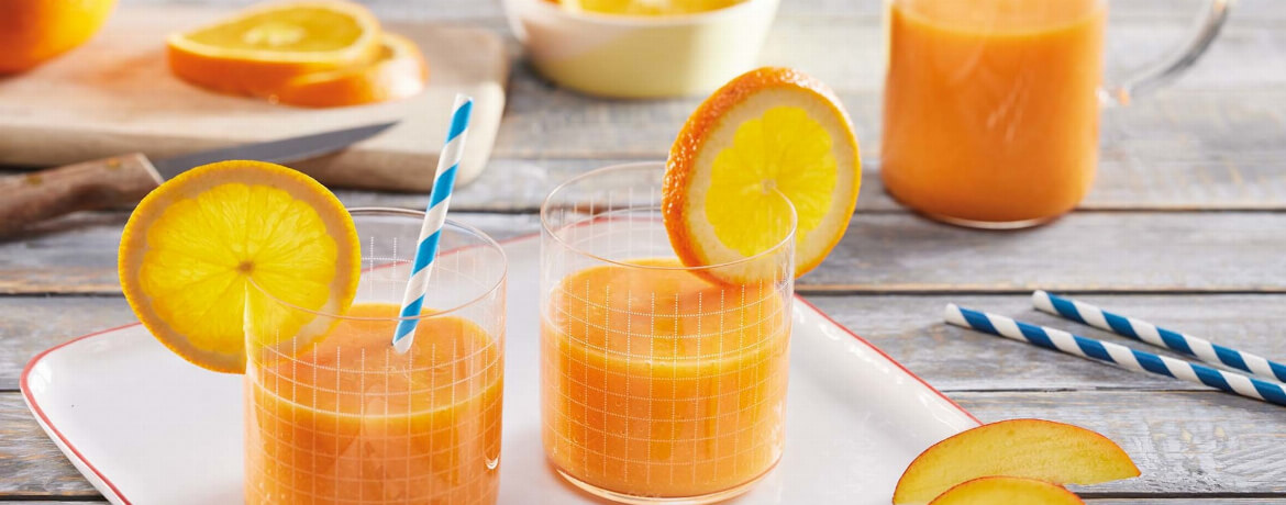 Mango-Karotten-Smoothie mit Ingwer für 4 Personen von lidl-kochen.de