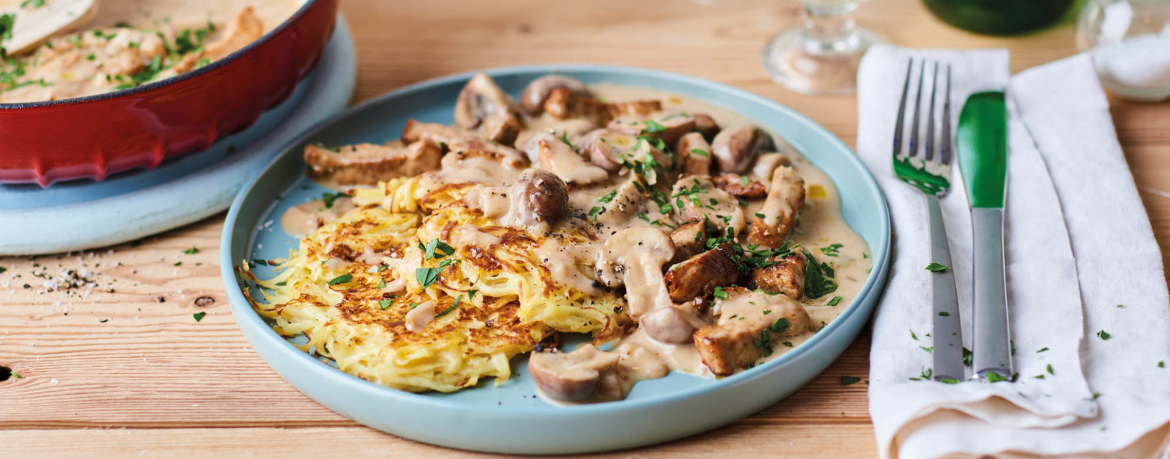 Geschnetzeltes und Kartoffelrösti für 4 Personen von lidl-kochen.de