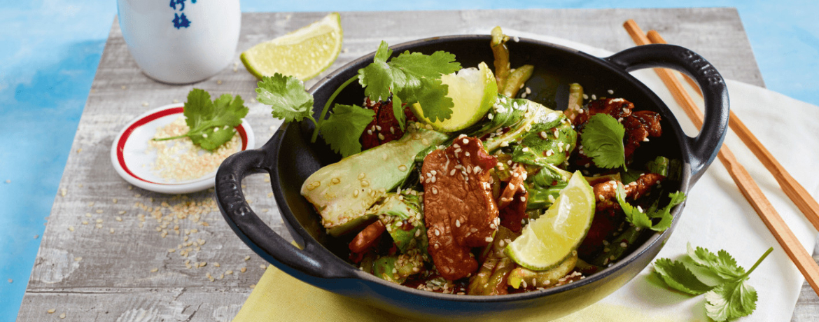 Stir-fry Schweinefilet mit Pak Choi für 4 Personen von lidl-kochen.de