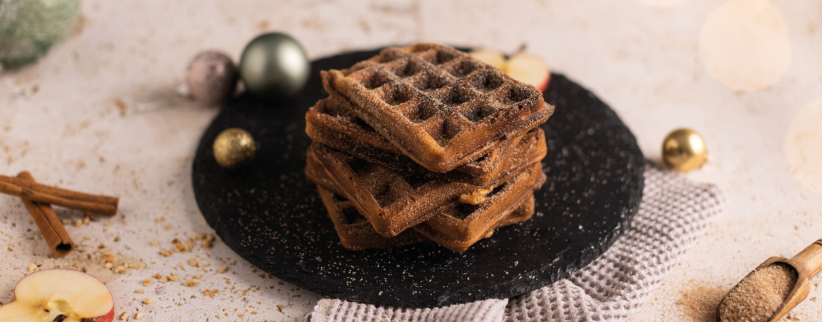 Churros-Waffeln mit Bratapfel für 4 Personen von lidl-kochen.de