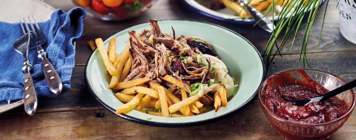 Pulled Pork mit Pommes & BBQ-Sauce für 4 Personen von lidl-kochen.de