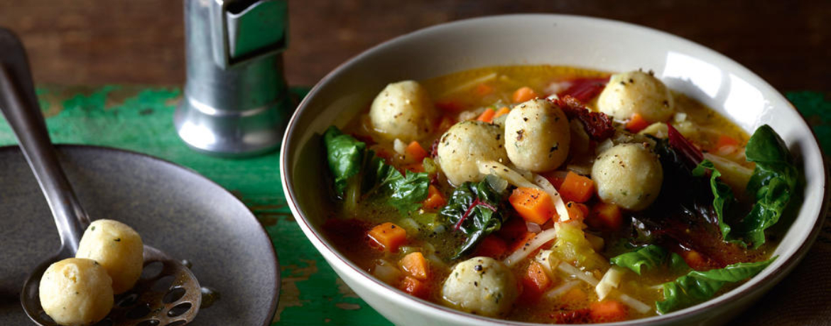 Minestrone mit Grießknödelchen für 4 Personen von lidl-kochen.de