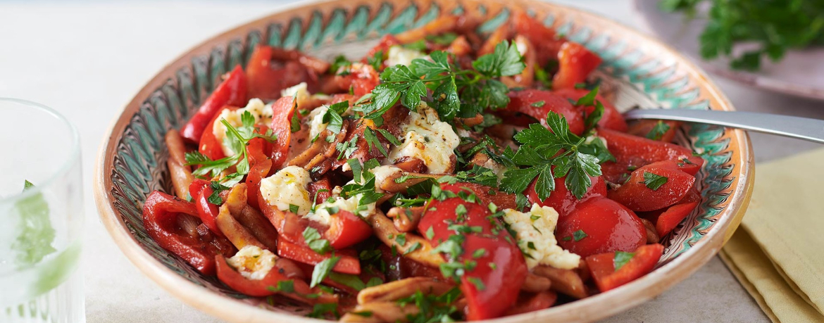 Nudeln in Paprika-Ragout - Rezept | LIDL Kochen