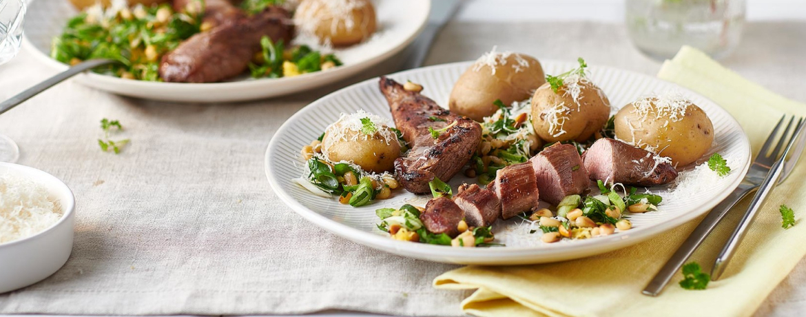 Lammfilets mit Parmesan-Kartoffeln für 4 Personen von lidl-kochen.de