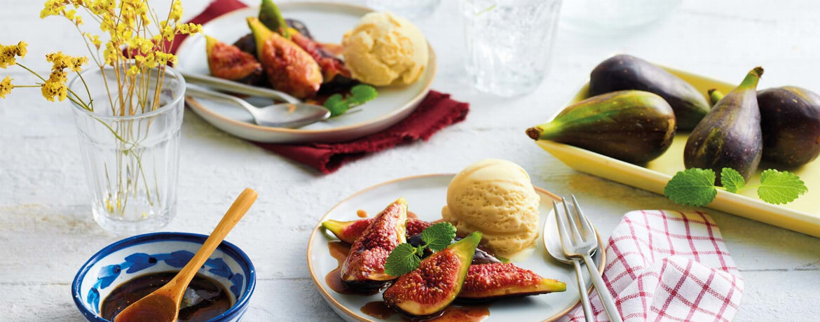 Gebratene Feigen mit Balsamicokaramell für 4 Personen von lidl-kochen.de