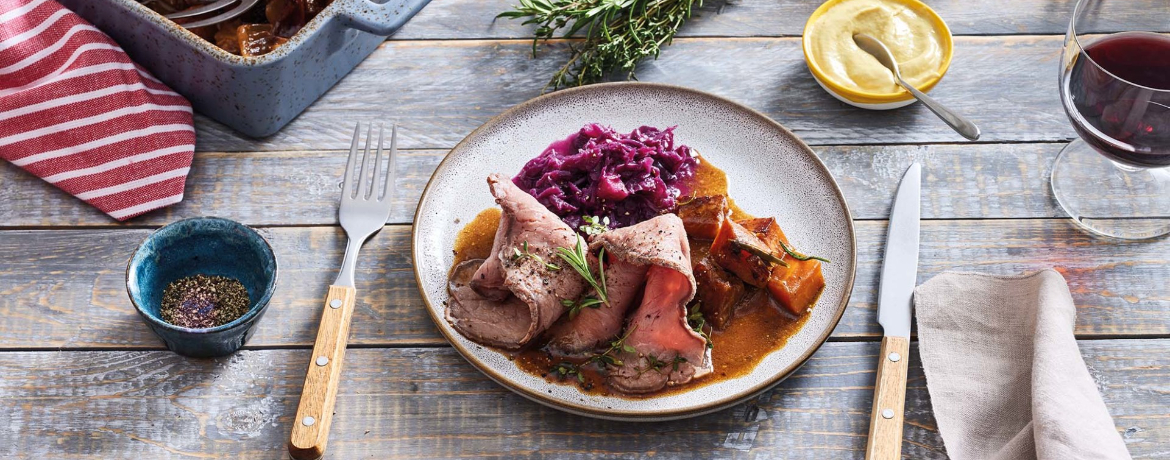 Roastbeef in Rotweinmarinade für 4 Personen von lidl-kochen.de