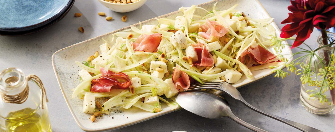 Marinierter Mozzarella mit Fenchel und Schinken für 4 Personen von lidl-kochen.de