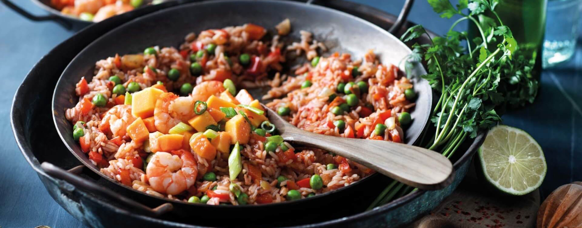 Jambalaya mit Garnelen und Schinken für 4 Personen von lidl-kochen.de