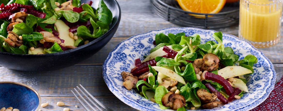 Winter-Salat mit Honig-Senf-Dressing für 4 Personen von lidl-kochen.de