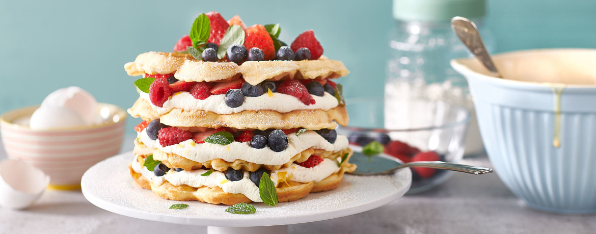 Waffeltorte für 16 Personen von lidl-kochen.de