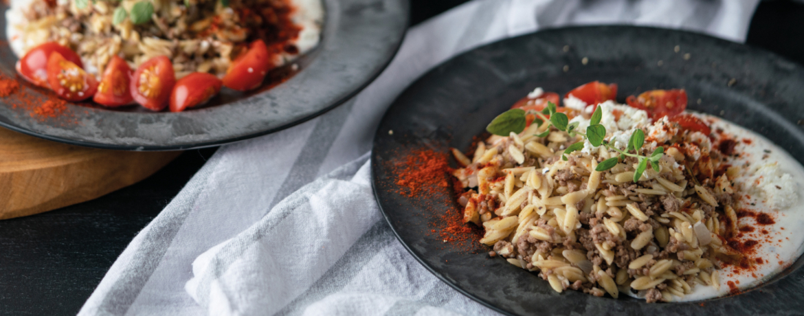 20 Minuten One-Pot mit Feta und Kritharaki Nudeln für 4 Personen von lidl-kochen.de