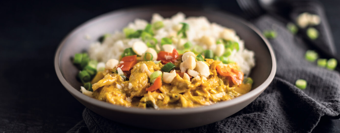 Hähnchen-Gemüse-Curry mit Reis für 6 Personen von lidl-kochen.de