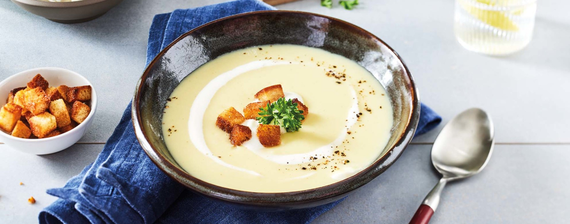 Pastinakencremesuppe mit Croûtons für 4 Personen von lidl-kochen.de