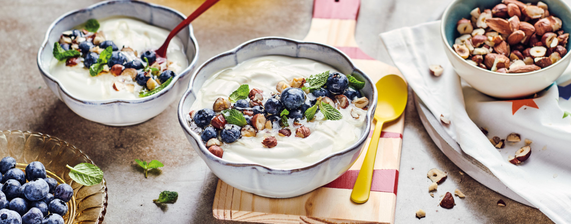 Sojaghurt mit Heidelbeeren für 4 Personen von lidl-kochen.de