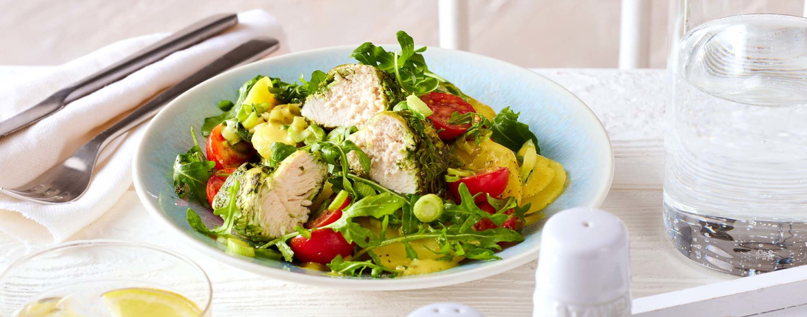 Rucolahähnchen mit Kartoffelsalat für 4 Personen von lidl-kochen.de