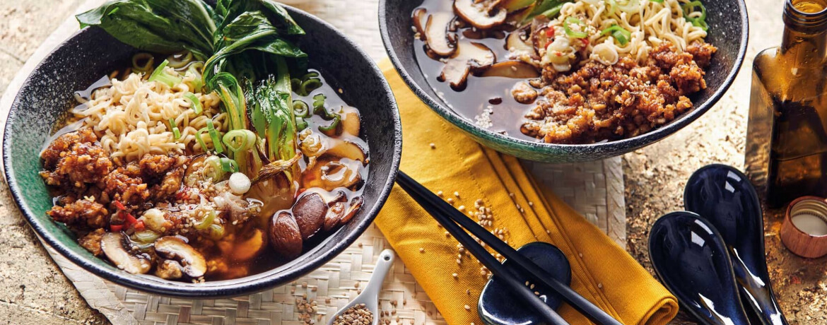 Schnelle Vegane Miso-Ramen mit Tofu-image
