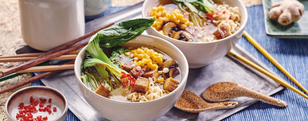Schnelle vegane Ramen mit Tofu-image
