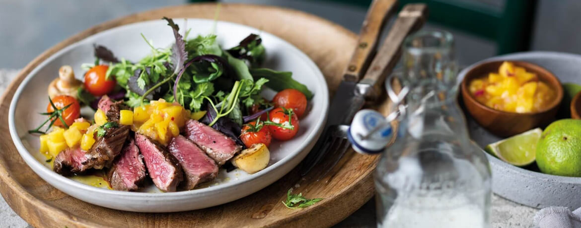 Marinierte Steaks mit Mango-Chutney für 4 Personen von lidl-kochen.de
