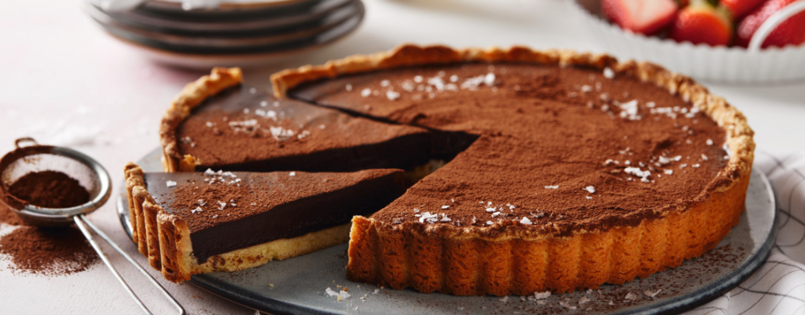 Schokoladen-Ganache-Tarte für 16 Personen von lidl-kochen.de