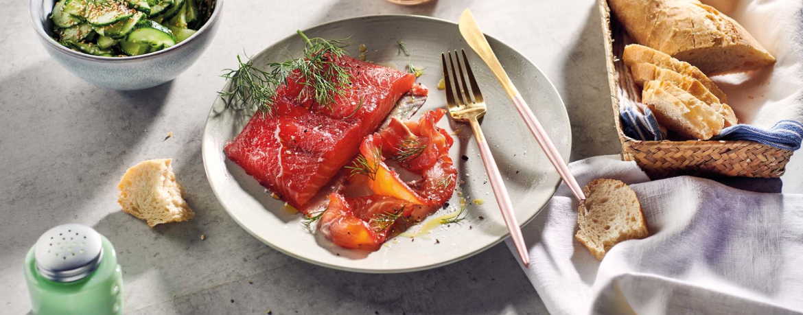 Gebeizter Lachs mit Roter Bete für 4 Personen von lidl-kochen.de