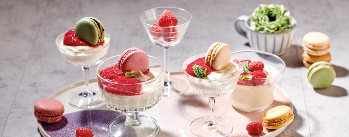 Macaron-Dessert für 4 Personen von lidl-kochen.de